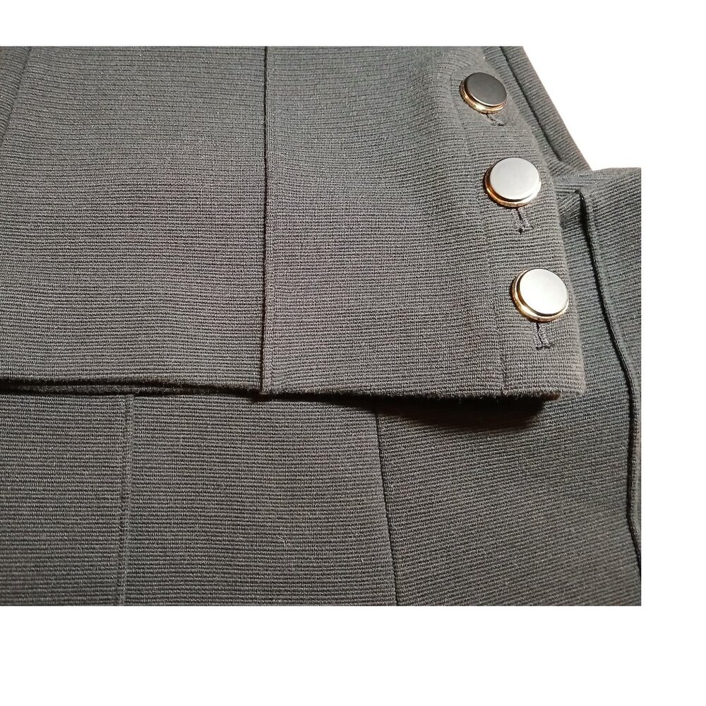 ANN TAYLOR Dress Trousers w/ Gold Button Detail -like new